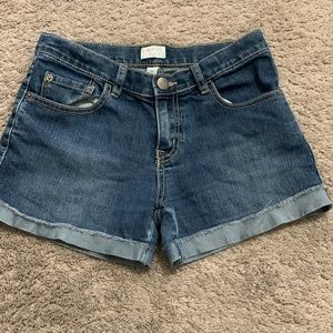 Denim jean shorts